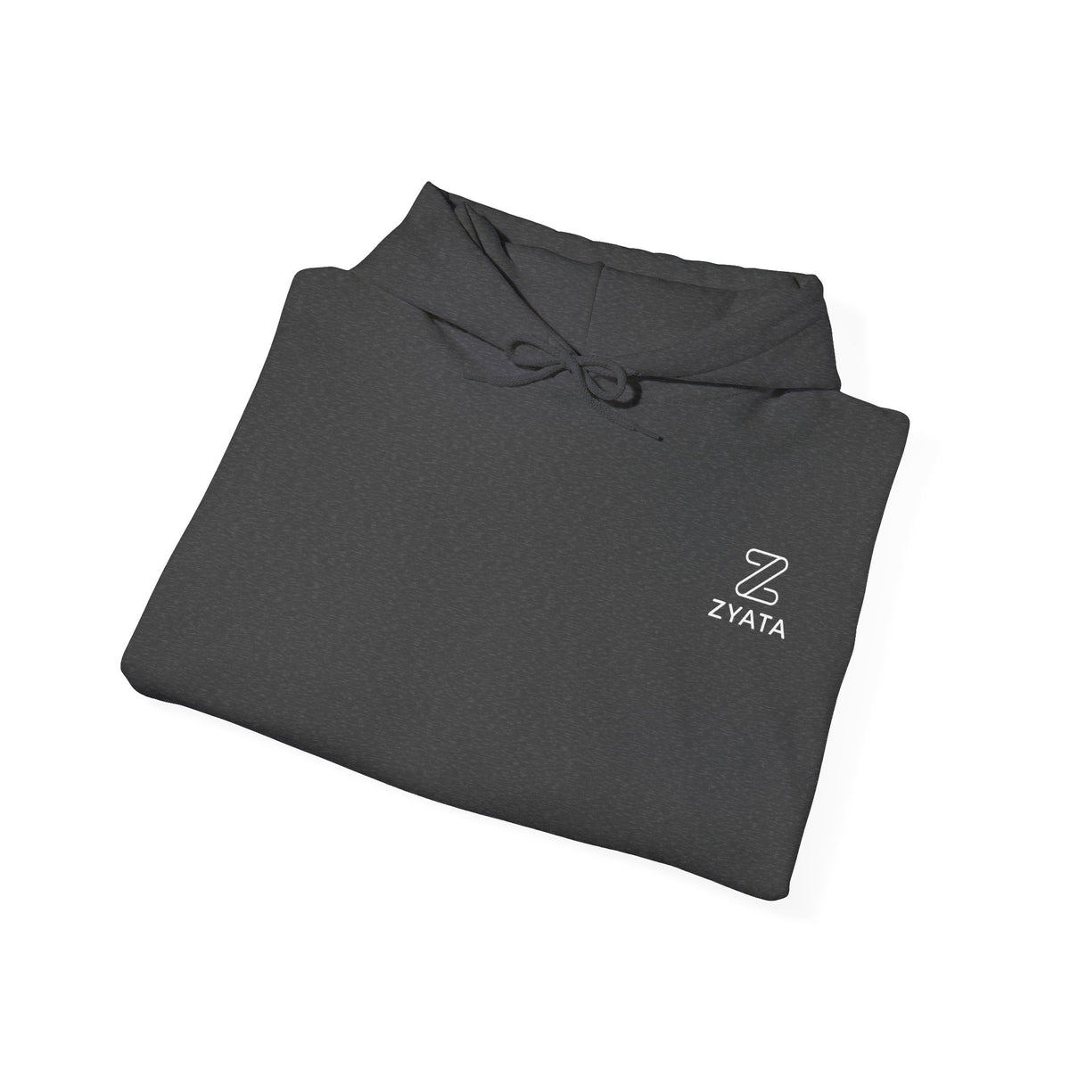 Zyata Minimalist Sleeve-Print Fleece Unisex Hoodie