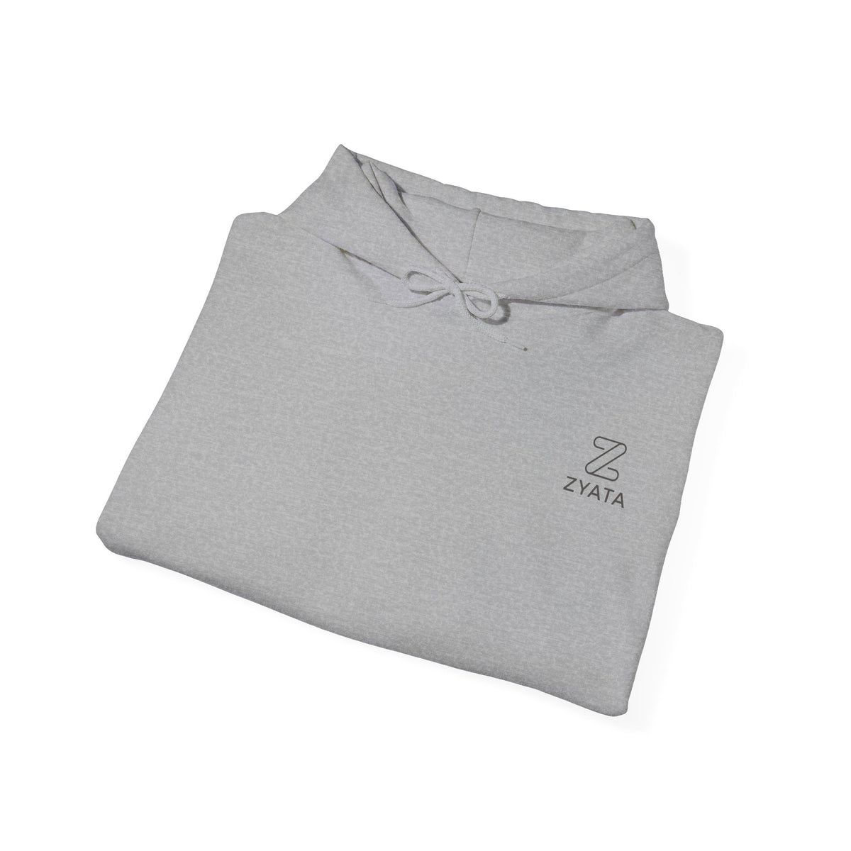 Zyata Minimalist Sleeve-Print Fleece Unisex Hoodie