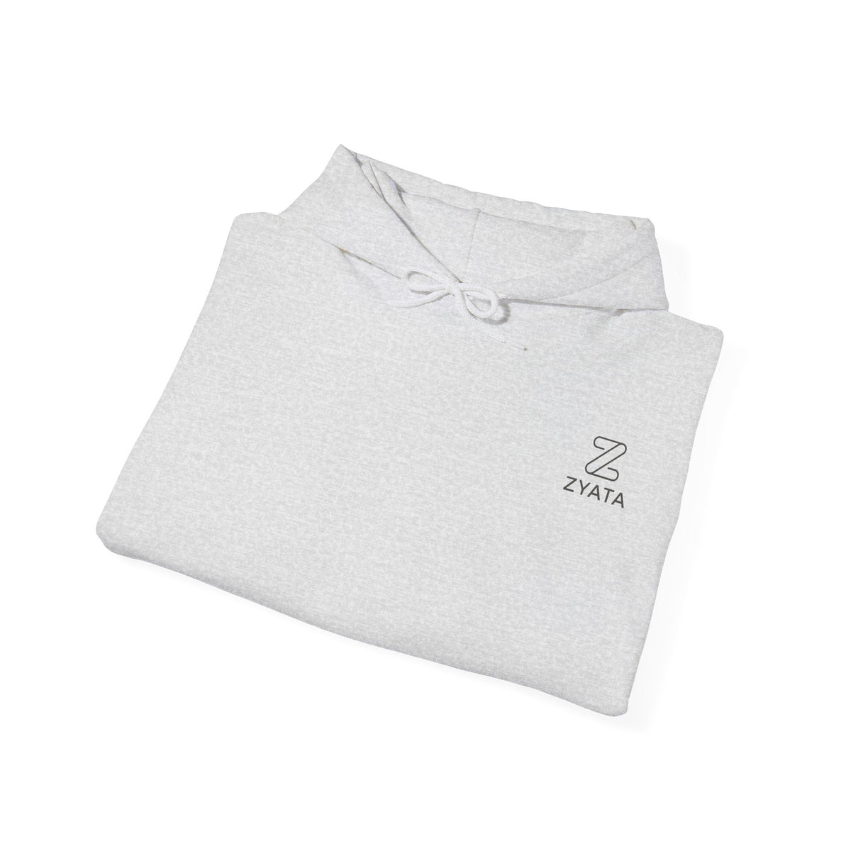 Zyata Minimalist Sleeve-Print Fleece Unisex Hoodie