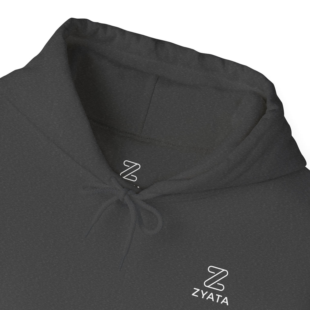 Zyata Minimalist Sleeve-Print Fleece Unisex Hoodie