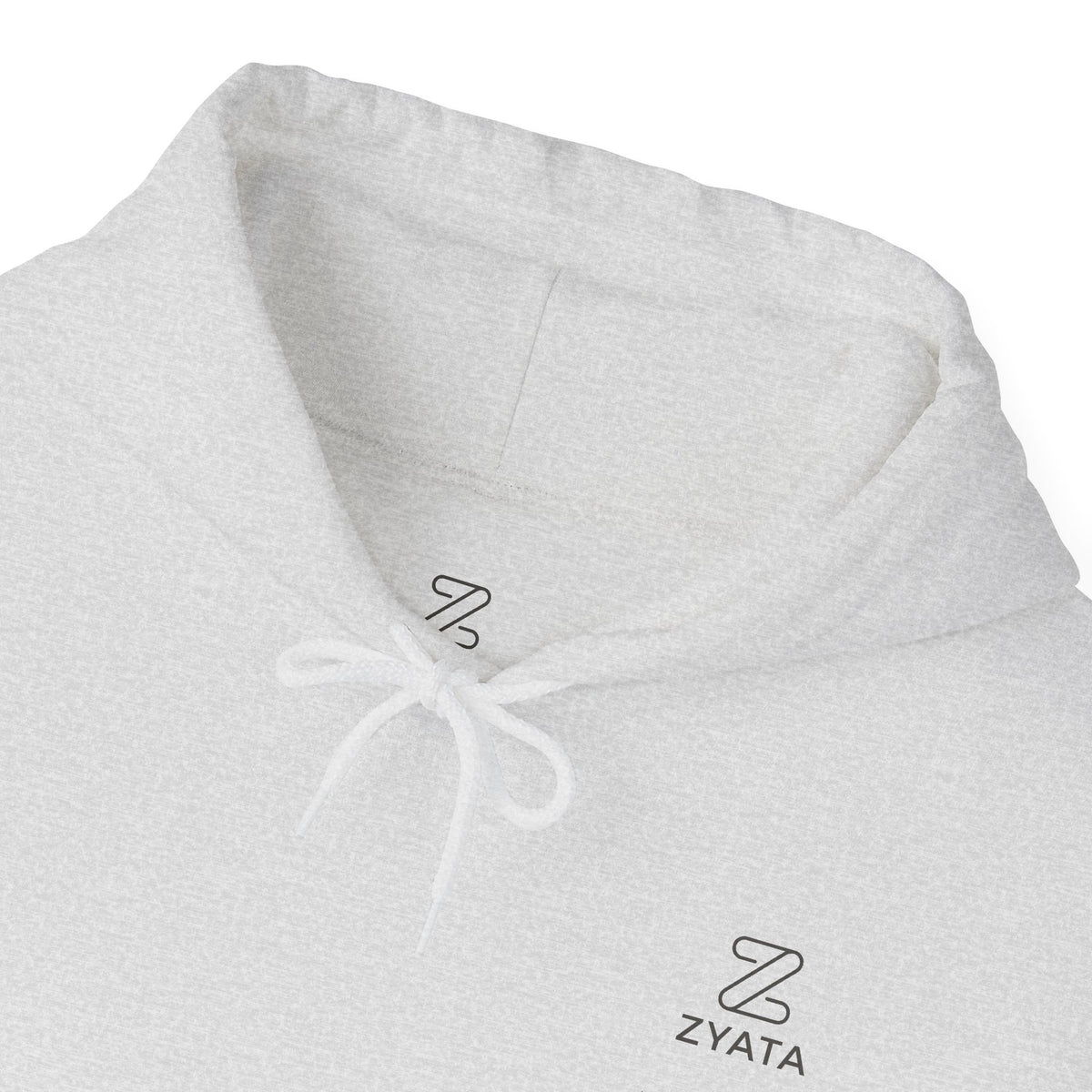 Zyata Minimalist Sleeve-Print Fleece Unisex Hoodie