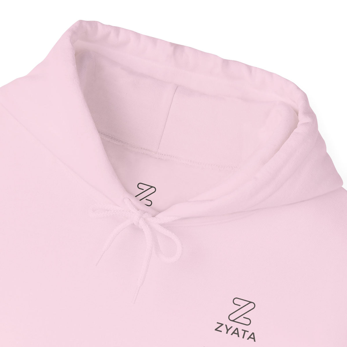 Zyata Minimalist Sleeve-Print Fleece Unisex Hoodie