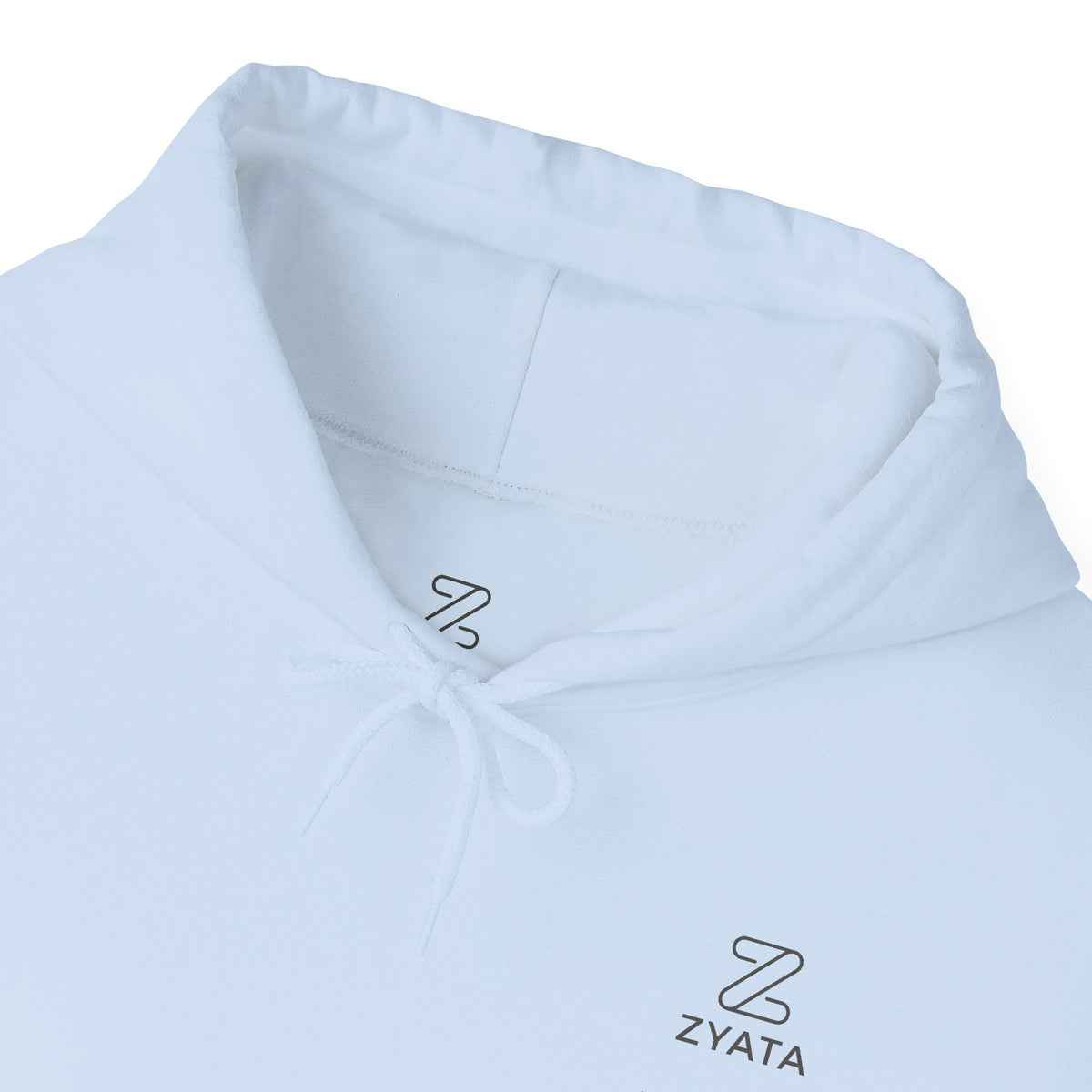 Zyata Minimalist Sleeve-Print Fleece Unisex Hoodie