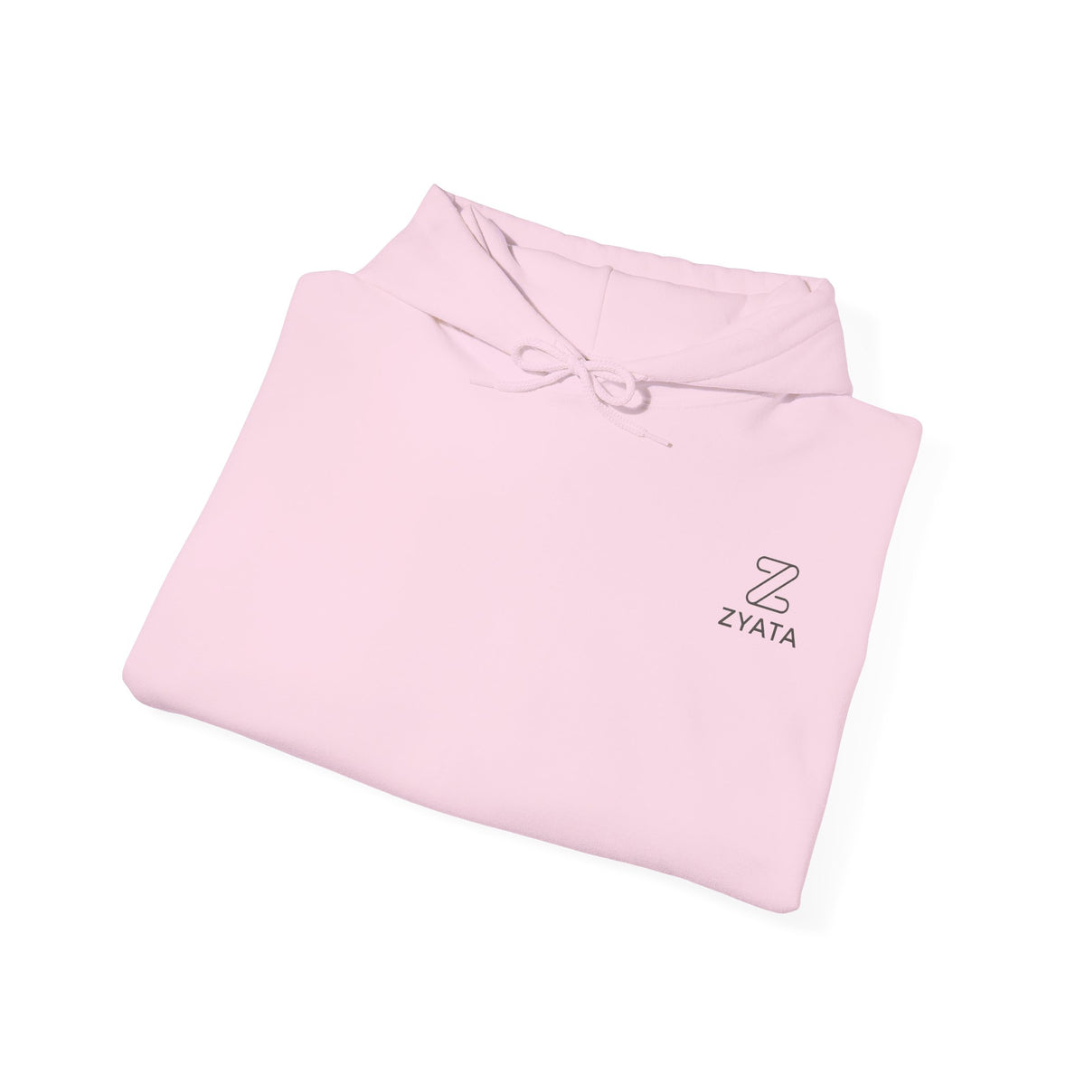 Zyata Minimalist Sleeve-Print Fleece Unisex Hoodie
