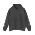 Zyata Minimalist Sleeve-Print Fleece Unisex Hoodie