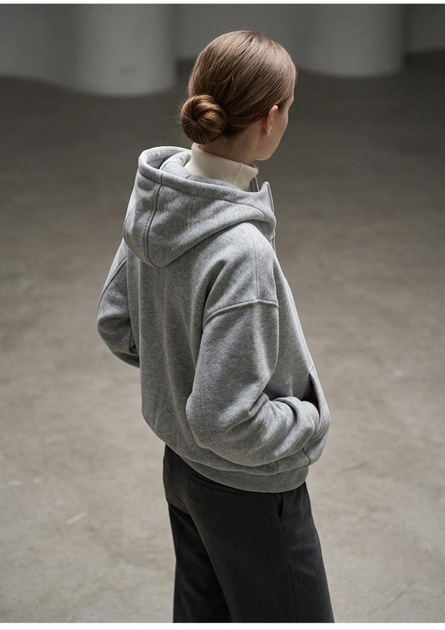Oversized Fleece High-Neck Zip Jacket