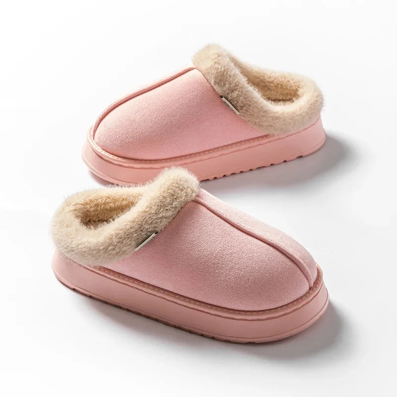 Cloud-Step Fluffy Winter Slippers